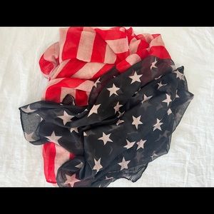 American flag scarf